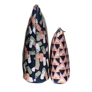 NEW Dabney Lee 2pc Pink & Blue Gift Set Wristlet